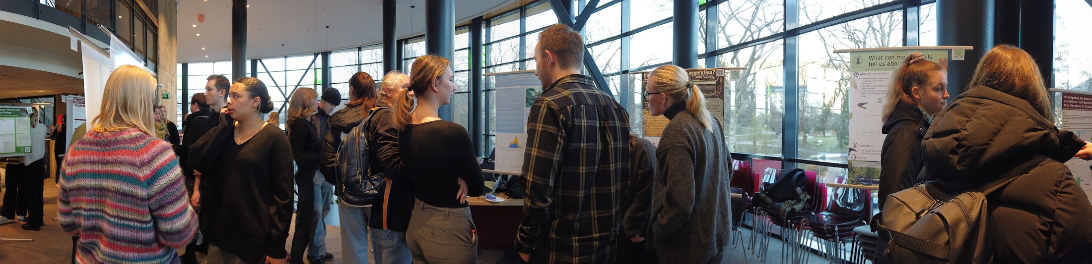 Poster presentations at Vilvite during the Student Poster Symposium Fall 2023